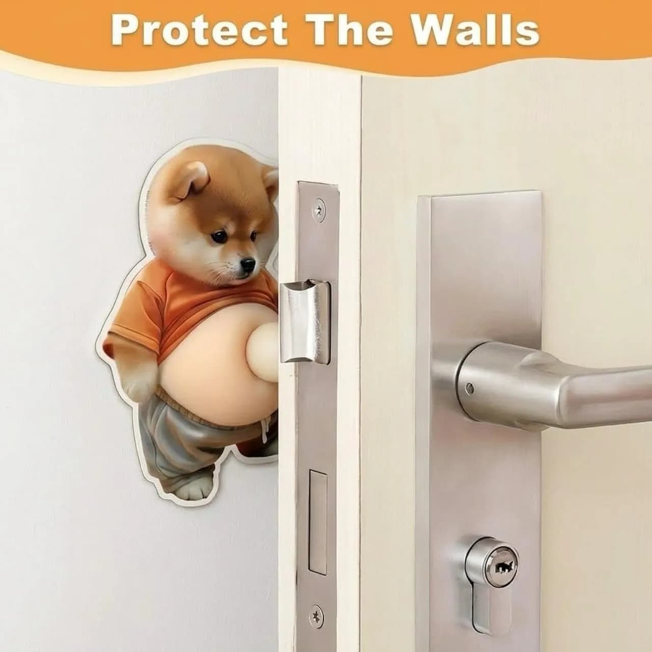 3 D DOOR STOPPER STICKER