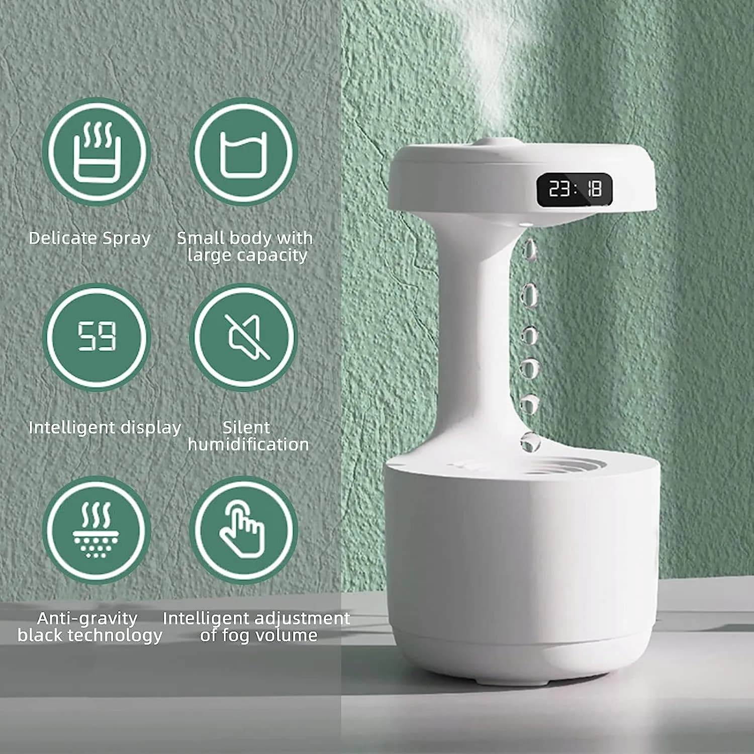 ANTY GRAVITY WATER DROP HUMIDIFIER