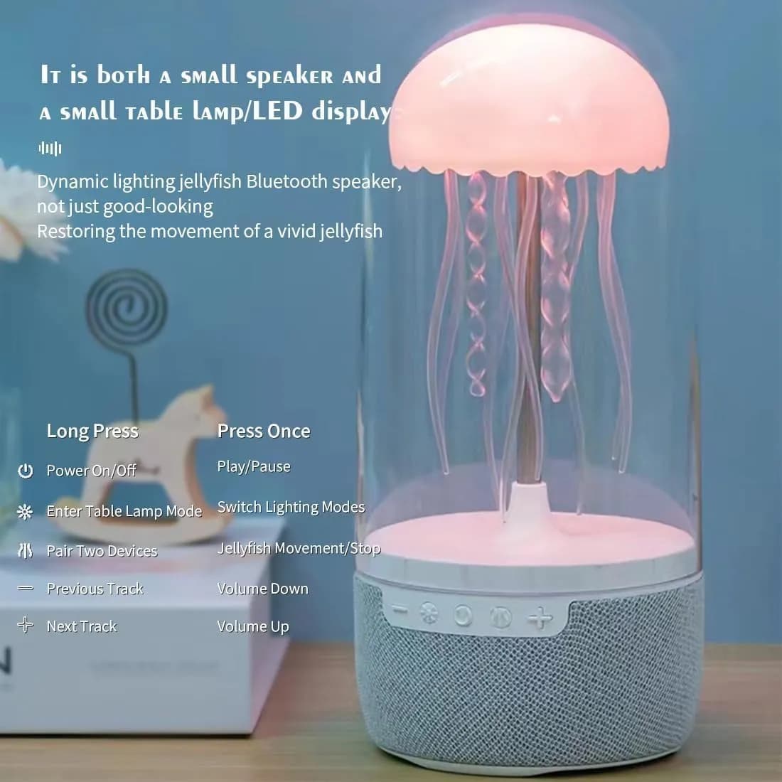 Jellyfish Lamp Bluetooth Speaker