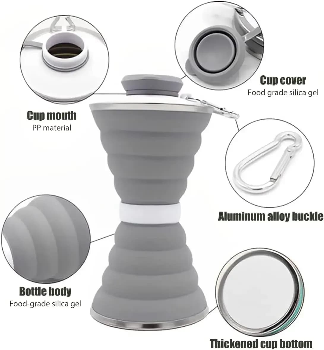 SILICONE BOTTLE 500ML